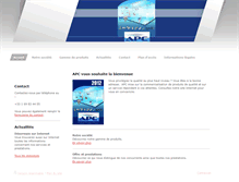 Tablet Screenshot of apcfrance.com